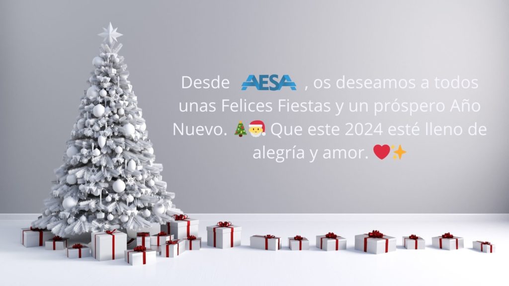 ¡Felices Fiestas y un próspero Año Nuevo de parte de AESA!