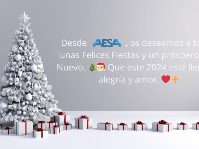 ¡Felices Fiestas y un próspero Año Nuevo de parte de AESA!